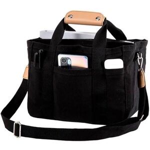 Buy one, get one free! Large capacity, multi-pocket casual canvas bag.